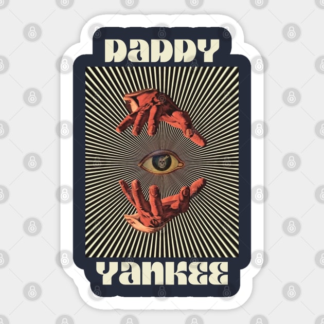 Hand Eyes Daddy Yankee Sticker by Kiho Jise